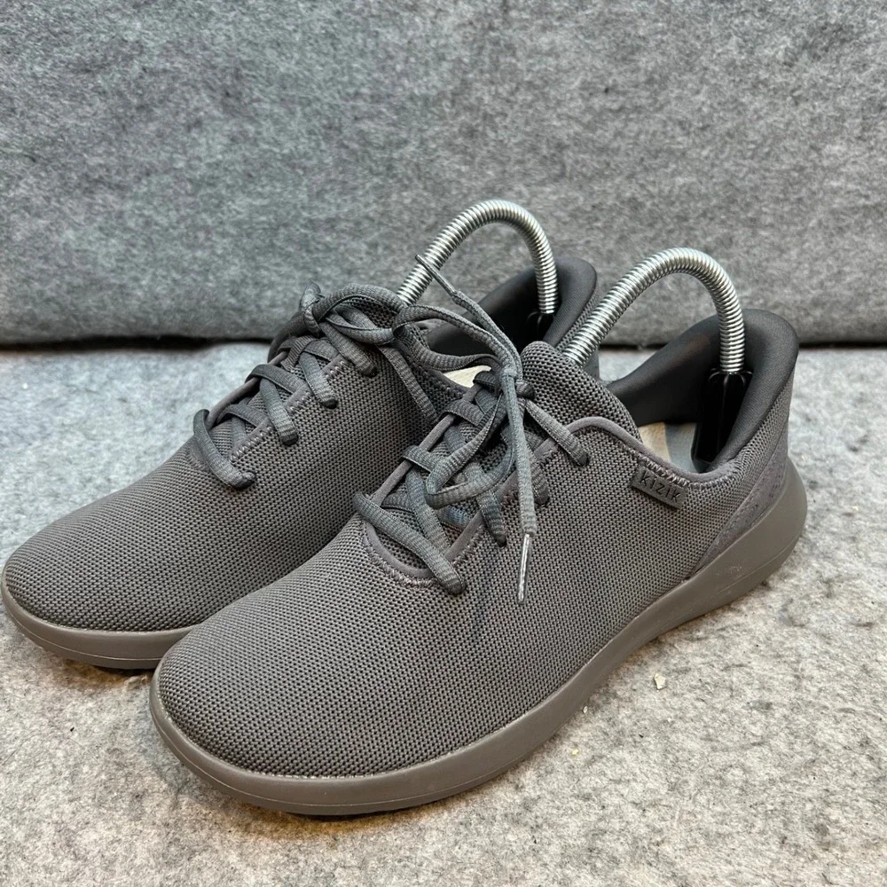 Kizik Lima Women's Sneakers Gray Casual Walking Slip On Hands Free Shoes 8.5‎